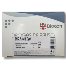 Teste Rápido THC em Fita – 50 ng/ml – Kit com 25 Unidades