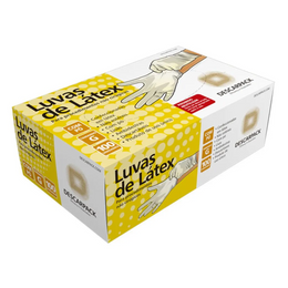 Luva de Látex com Pó – Caixa c/ 100 (G)