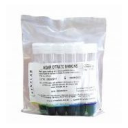 Ágar Citrato Simmons – 10 Tubos (13 × 100 mm)