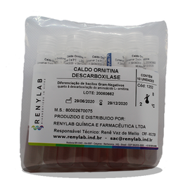 Caldo Ornitina – 10 Tubos (13 × 100 mm)