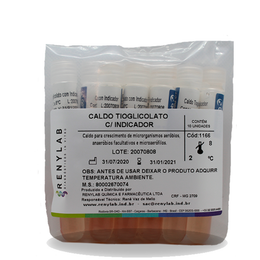 Caldo Tioglicolato com Indicador – 10 Tubos (13 × 100 mm)