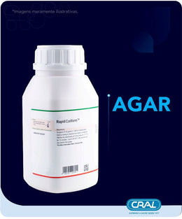 Ágar M17 Base – Frasco 500 g