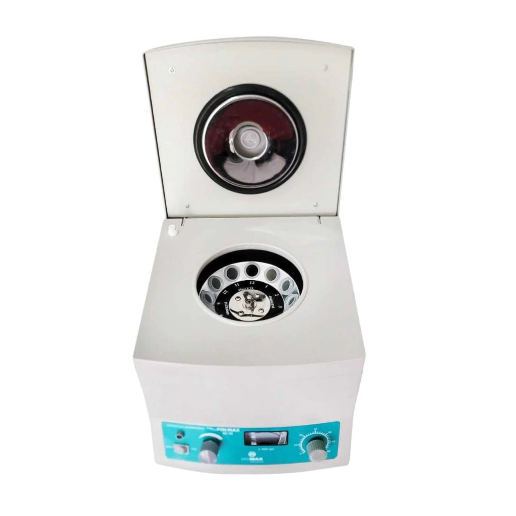 Centrífuga Clínica Analógica – 12 Tubos de 15mL (220V) com Adaptadores 5 e 7mL