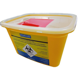 Coletor Rígido para Perfurocortantes 3L – Amarelo