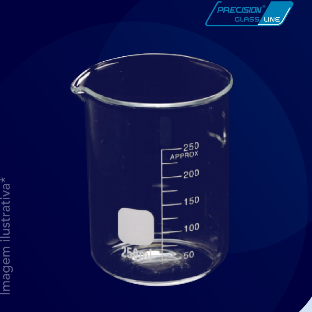 Copo Becker Baixo (Griffin) Borossilicato 3.3 – 250 mL
