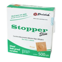 Curativo Pós-Coleta Bege 2×2 cm – Caixa c/500