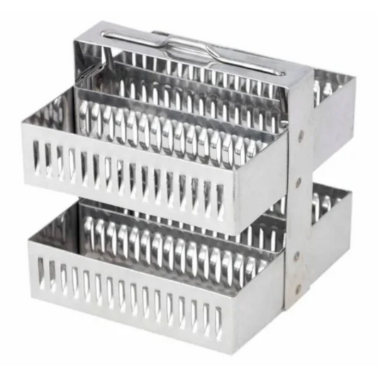 Estante em Aço Inox p/ Coloração de 30 Lâminas
