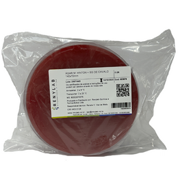 Ágar Mueller Hinton – Pacote com 10 Placas 140 × 15 mm