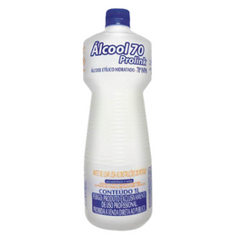 Álcool Etílico 70% – Desinfetante Hospitalar – 1 Litro