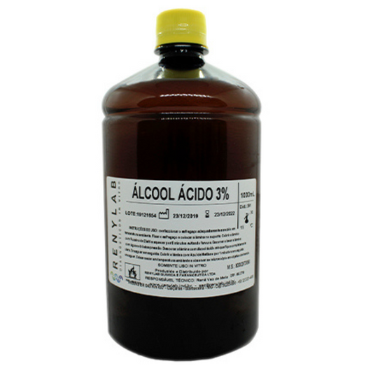 Álcool Ácido (Descorante para BAAR) – Frasco de 1000 mL