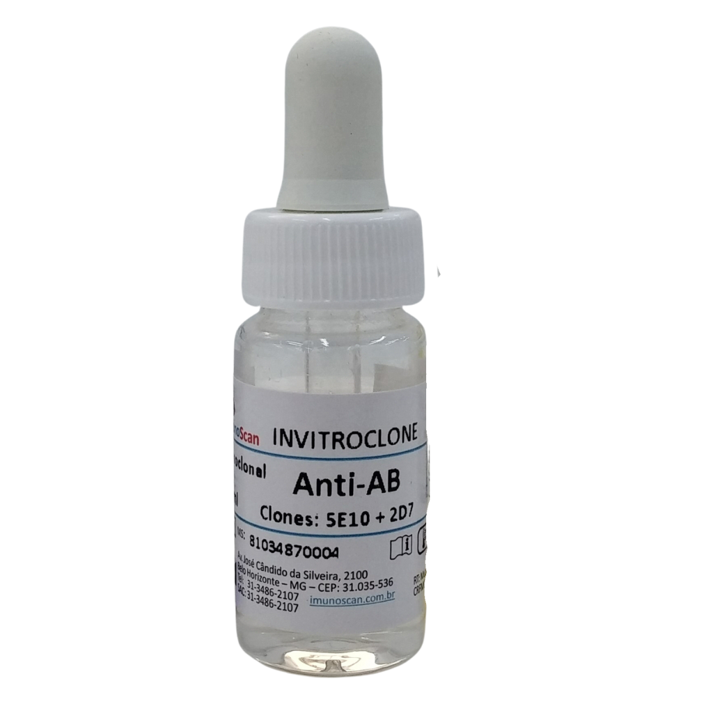 INVITROCLONE Anti-AB – Soro Monoclonal para Tipagem Sanguínea