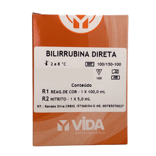 Bilirrubina Direta – Reagente Laboratorial 105 mL
