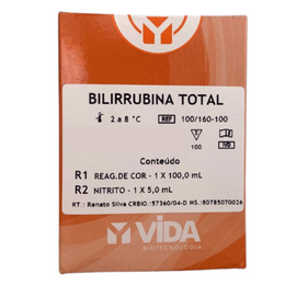 Bilirrubina Total – Reagente Laboratorial 105 mL