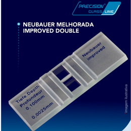 Câmara de Neubauer Melhorada (Improved Double) – Vidro Óptico de Precisão