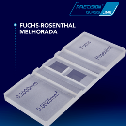 Câmara de Contagem Fuchs-Rosenthal Melhorada – Vidro Óptico