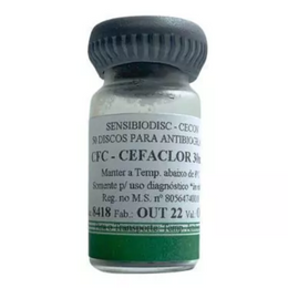 Disco para Antibiograma – Cefaclor 30 µg (50 unidades)