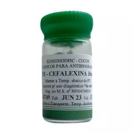 Disco para Antibiograma – Cefalexina 30 µg (50 unidades)