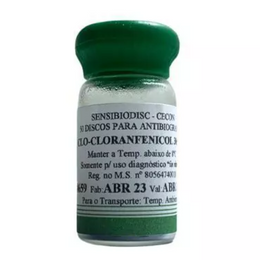 Discos de Antibiótico Cloranfenicol 30 mcg – C/50