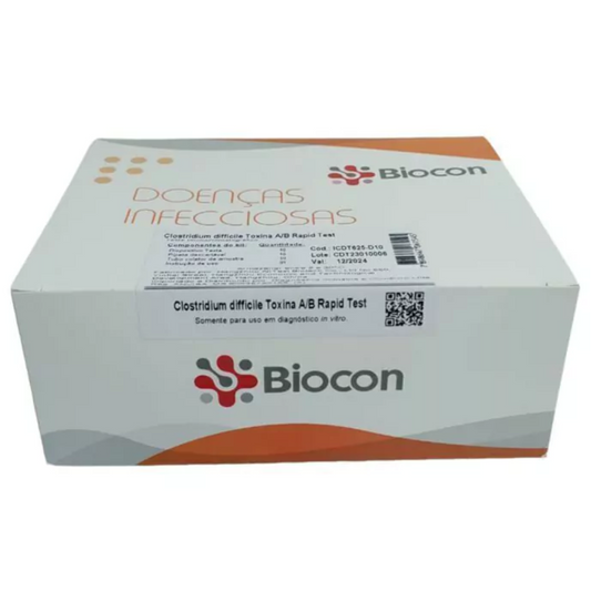 Teste Rápido Clostridium difficile Toxina A/B – Cassete c/10