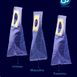 Coletor Infantil de Urina 100 mL Estéril – Caixa c/100 (Masculino, Feminino ou Unissex)