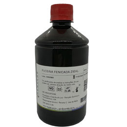 Fucsina Fenicada para Coloração de Ziehl 500 mL – Corante Microbiológico