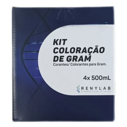 Kit Coloração de Gram – 4 Frascos de 500 mL