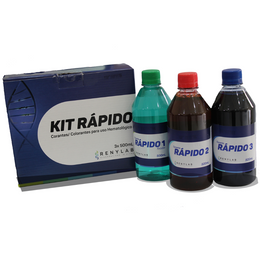 Kit Corante Rápido Panótico – 3 Frascos de 500 mL