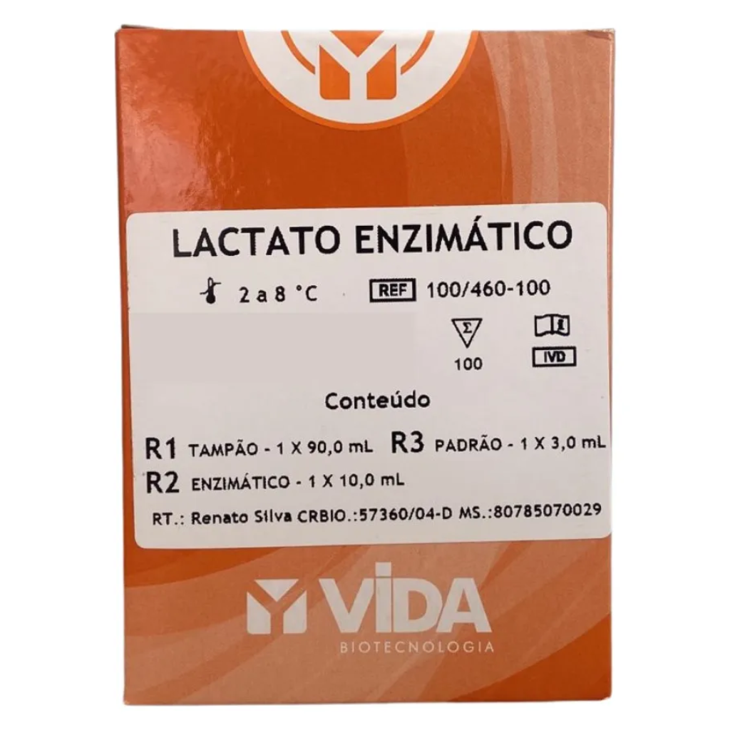 Lactato Enzimático – Reagente Colorimétrico 100 mL
