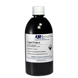 Lugol Fraco para Gram 0,3% I / 0,7% KI – 500 mL