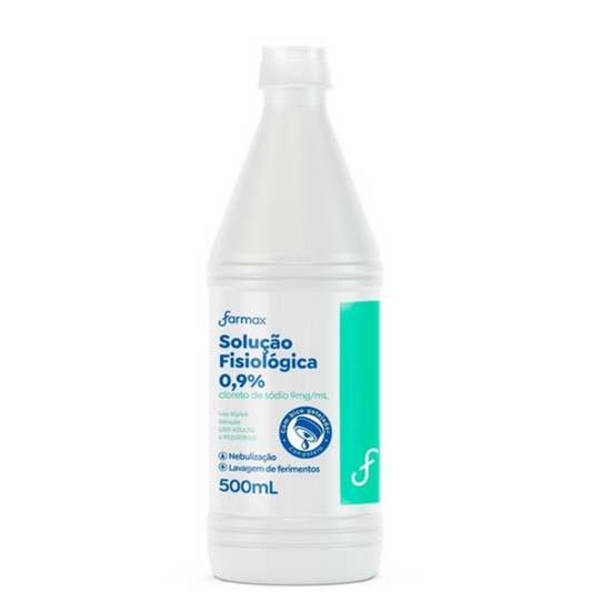 Solução Fisiológica 0,9% – Frasco 500 mL