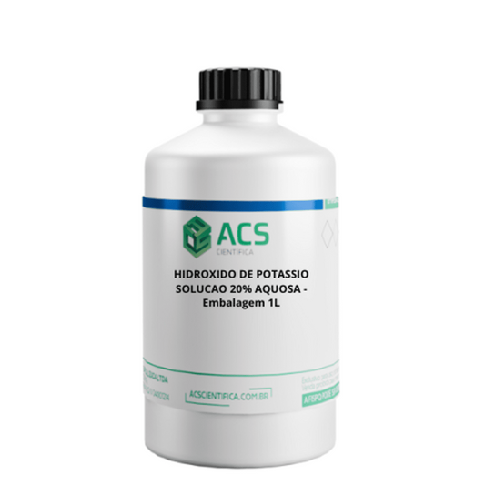 Solução de Hidróxido de Potássio 20% Aquosa – Frasco 1000 mL