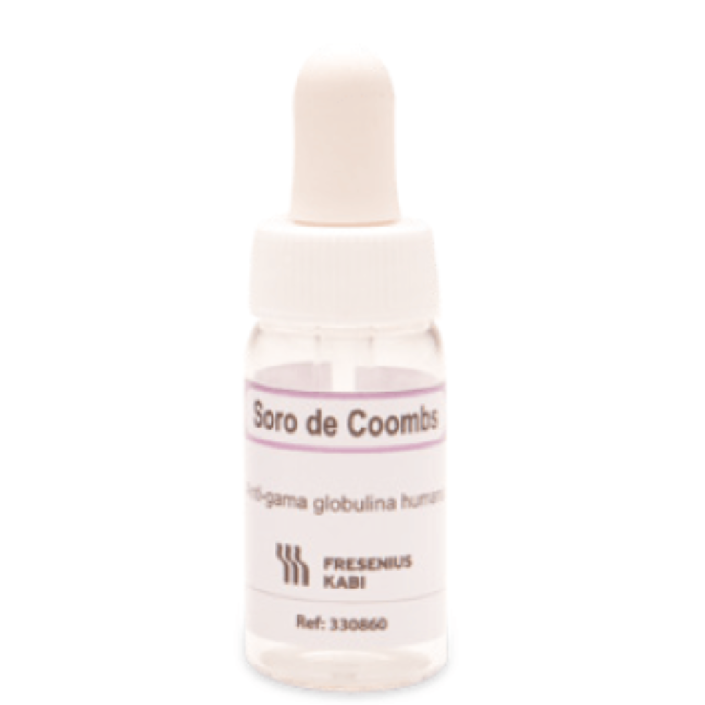 Soro de Coombs Poliespecífico (IgG) – 1 x 10 mL, até 100 Testes