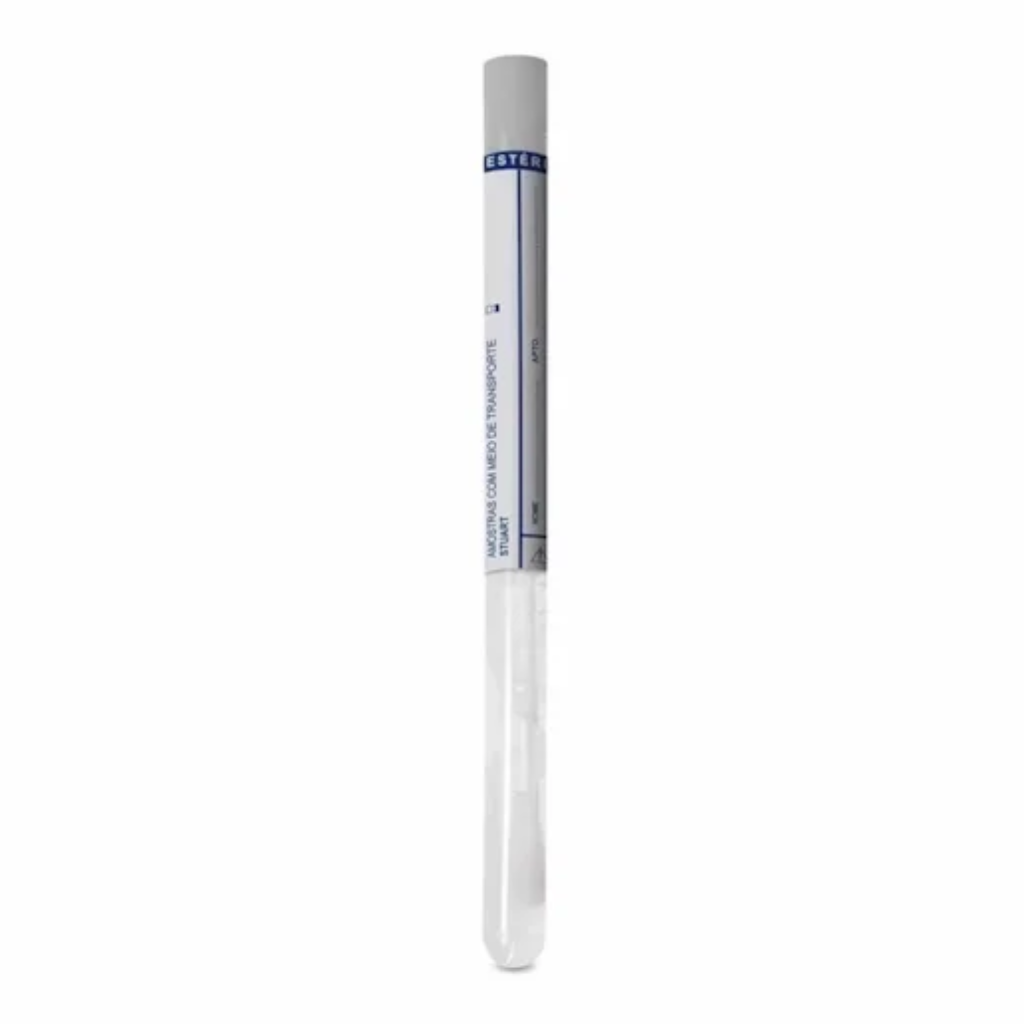 Swab com Meio Stuart em Tubo – Caixa c/ 100