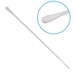 Swab Estéril com Haste Plástica e Ponta em Rayon – Caixa c/ 100