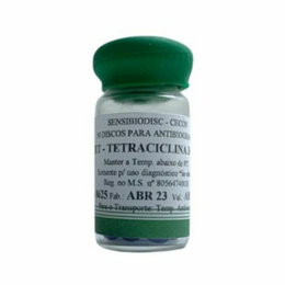Discos de Tetraciclina 30 µg – Antibiograma – Caixa com 50 Unidades