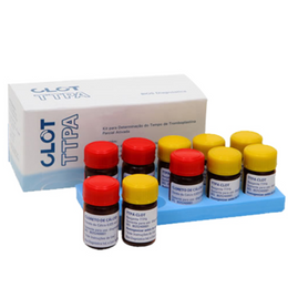 Reagente TTPa – Ácido Elágico – Kit 150 Testes (6 × 2,5 mL + 4 × 4 mL)