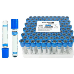 Tubo a Vácuo Citrato de Sódio 3,6 mL – Vidro, Caixa com 100 Unidades