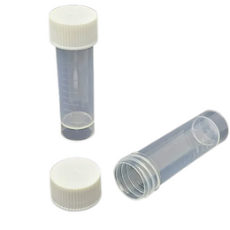 Tubo Criogênico Graduado 3,5 mL – Rosca Externa, Estéril, Pacote com 100 Unidades