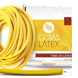 Tubo de Látex Natural 15 m – Ø Interno 3 mm / Ø Externo 5,5 mm, Pacote