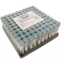 Microtubo a Vácuo Fluoreto de Sódio 0,5mL Tampa Cinza – Rack c/100