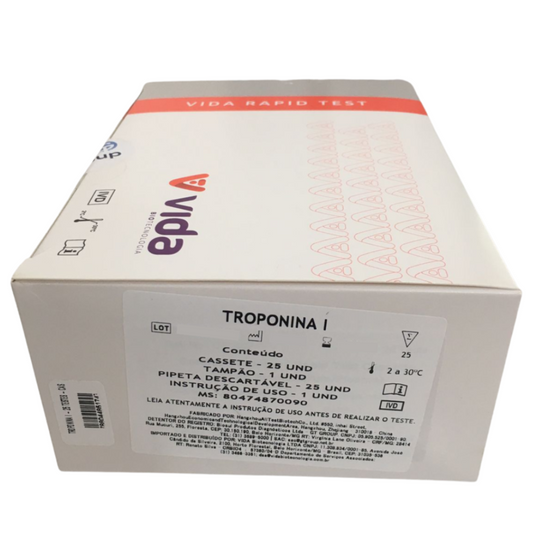 Kit de Teste Troponina I – 25 Testes