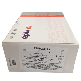 Kit de Teste Troponina I – 25 Testes