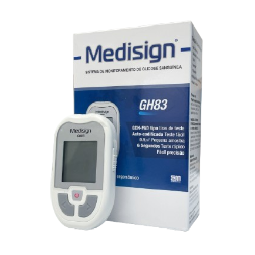KIT MONITOR DE GLICOSE SANGUÍNEA MEDISIGN® GH83