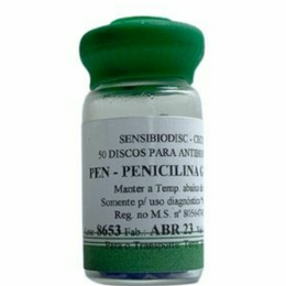 Discos de Penicilina G (PEN) 10 U.I. – 50 Unidades (Antibiograma)