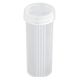 Porta-Lâminas com Tampa Rosqueável – 3 Lugares, Transparente (Pacote com 100 Unidades)