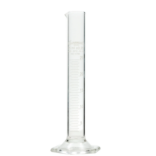 Proveta de Vidro Graduada 1000mL com Base Plástica Hexagonal
