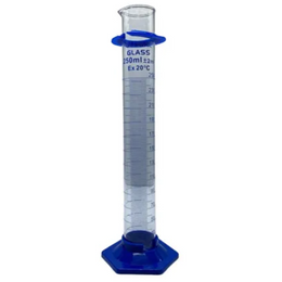 Proveta de Vidro Graduada 250mL com Base Plástica Hexagonal