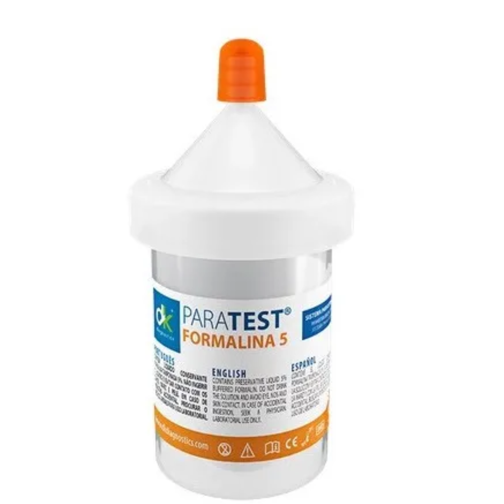 Paratest com Formalina – Coleta e Conservação de Amostras