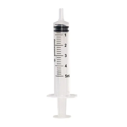 Seringa 5 mL Sem Agulha – Luer Slip, Caixa com 100 Unidades