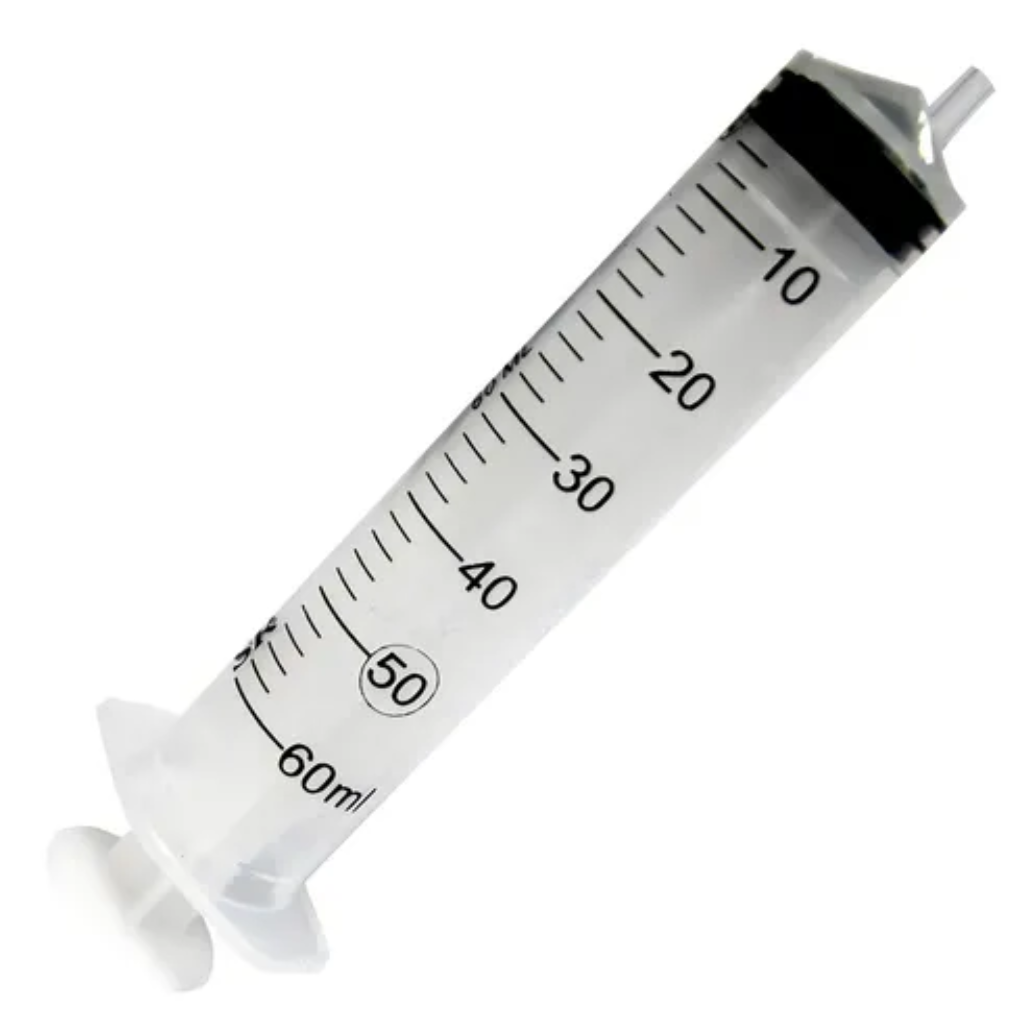 Seringa 60 mL Sem Agulha – Luer Slip, Unidade